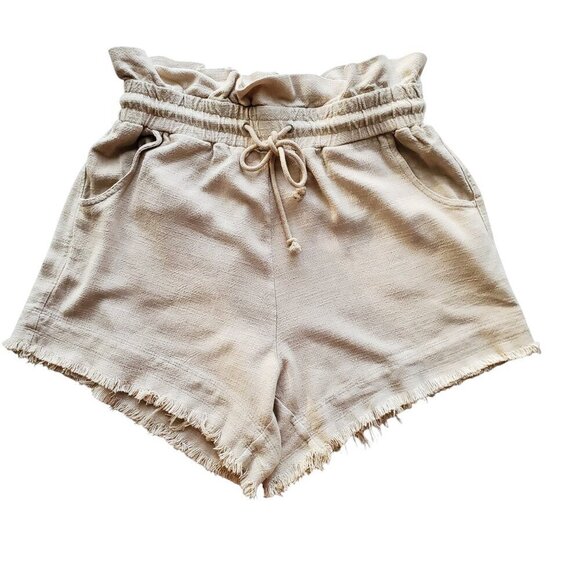 BlankNYC NWT Away From Here High Waisted Shorts Boho Festival Size S - Picture 4 of 14